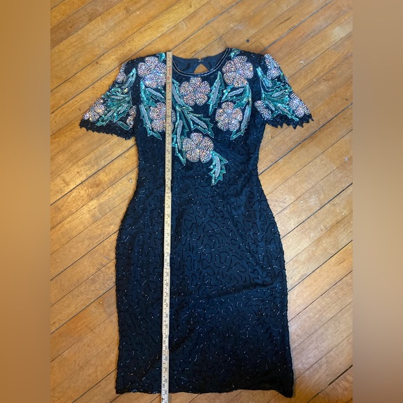 Vintage Beaded Sequin Dress - Picture 3 of 5